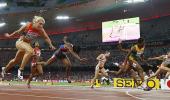 World Athletics PHOTOS: Williams stuns favourites to take hurdles gold