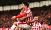 Stoke beat Manchester United to pile misery on Van Gaal