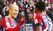 Bundesliga: Robben and Alaba guide Bayern to victory