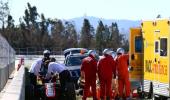 Alonso 'ok and conscious' after heavy crash in testing