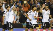 Valencia end Real Madrid's record run with 2-1 win at Mestalla