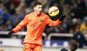 La Liga: Messi nets hat-trick; keeps Barca in sight of Madrid