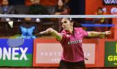 Saina sees off Carloina Marin to defend Syed Modi crown