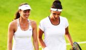 Babos-Shvedova stun Sania-Martina in Wimbledon quarter-finals