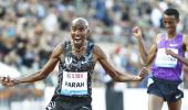 Farah makes winning return; allegedly tells team-mate to 'f*** off