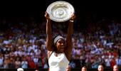 Serena holds off battling Muguruza to win sixth Wimbledon title