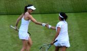 Indians at Wimbledon: Sania-Martina ease into third round; Paes out