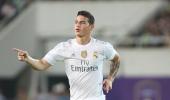 Rodriguez strike caps Real Madrid's 3-0 win over Inter Milan