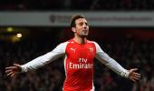 Cazorla eager to extend stay at Arsenal