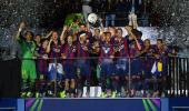 Barca beat Juve 3-1 in classic for fifth European crown