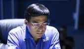 Vishy Anand wins to keep hopes alive; Gupta, Harikrishna in joint lead