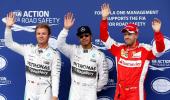 Hamilton makes it a year of Mercedes poles