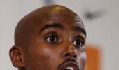 Olympic champ Farah denies doping, says missed tests 'simple mistakes'