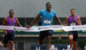 Gatlin sends Bolt a warning after winning 200m in 19.57 at US trials