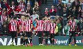 Leaders Real beaten by Aduriz header for Bilbao