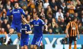 EPL PHOTOS: Chelsea beat valiant Hull to go six points clear