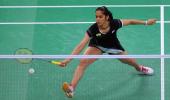 India Open: Saina in semis; Sugiarto stuns Lin Dan