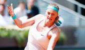 Kvitova ends Serena's long unbeaten run