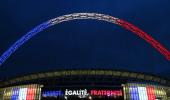 PHOTOS: At soccer match with France, British PM to lead show of solidarity