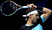 Tour Finals PIX: Nadal powers past Murray, Wawrinka downs Ferrer