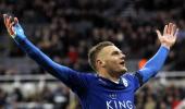 Vardy equals record as Leicester go top, Chelsea win at last