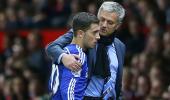 Mourinho is best manager, Hazard says while dismissing reports of rift