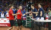 Magnificent Murrays put Britain on brink of Davis Cup title