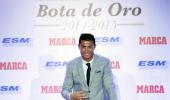 Insatiable Ronaldo collects fourth Golden Shoe award