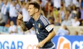 PHOTOS: Messi, Aguero strike braces as Argentina thump Bolivia