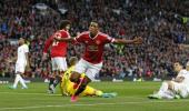 Martial scores stunning effort as United down Liverpool