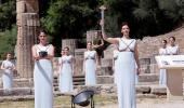 PHOTOS: Sun god Apollo presides over final Olympic flame rehearsal