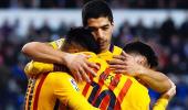 Suarez 'privileged' to overtake Brazil and Barca legend Ronaldo