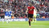 United edge Everton to enter FA Cup final after Martial's late goal