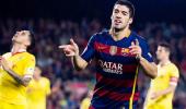 Footballers of the weekend: Suarez shines in Europe