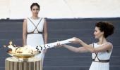 Host nation Brazil receives Olympic flame for Rio Games