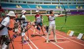 India's women's team in archery World Cup final