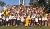 Bolt invites favela kids to training base in Rio