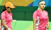 Sania-Prarthana go down fighting to Zhang-Peng