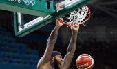 USA's basketball stars survive Australia scare in Rio