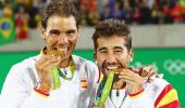 Spain's Nadal, Lopez win gold in men's doubles