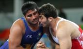 Wrestler Hardeep exits in Greco Roman first round