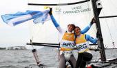 Cancer-survivor Lange wins gold for Argentina