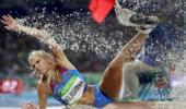 Klishina seeks Russian redemption in long jump final