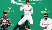 Belgian GP: Rosberg eases to victory, Hamilton third