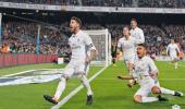 El Clasico PIX: Ramos strikes late equaliser as Real Madrid hold Barca