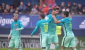 La Liga: Barca back to winning ways as they down Osasuna