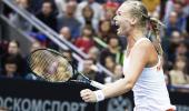 Fed Cup: Dutch shock Russia to semis; Czechs, Swiss through