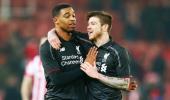 League Cup: Ibe strike helps Liverpool earn vital win at Stoke