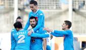 Serie A: Five-goal Napoli go top after Inter lose at home