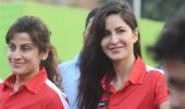 SPOTTED! Katrina, John, Madhavan at Mumbai Marathon